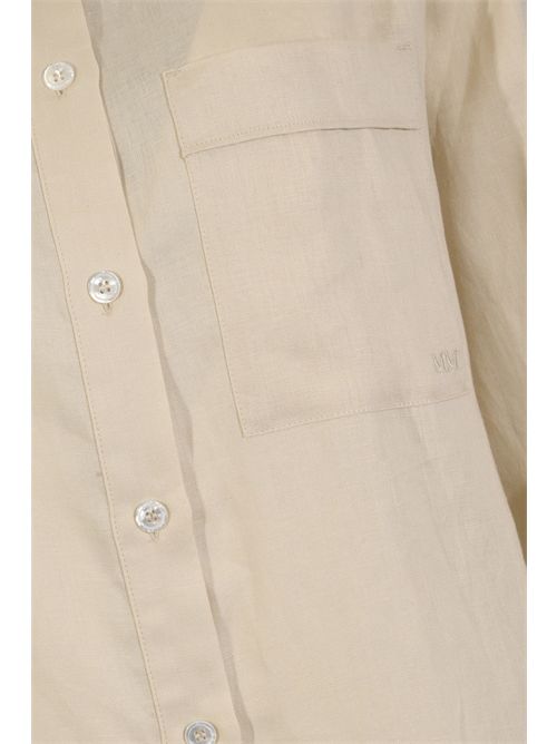 Camicia MMLFILO in lino Latte MM Max Mara | 2616111028600011
